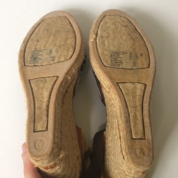 MONTEGO Bay Club Espadrilles Wedge Sandals Size 7.5 - Picture 7 of 8